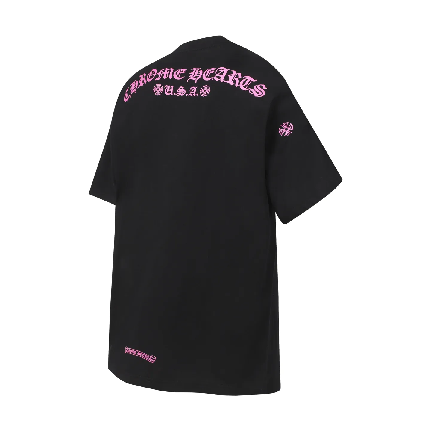 P150 Cross-border model, please do not place an order if you are pursuing quality -Chrome Hearts/Chrome Hearts Sanskrit rose printed bat sleeves popular short-sleeved T-shirt -High weight, high density and high quality, soft, delicate and skin-friendly wool, soft and silky to the touch, excellent warmth and skin-friendly properties -Customized weaving and dyeing, no color difference, no matter the fabric or workmanship details, beat the ordinary version on the market -Colour: black -Size: S M L XL